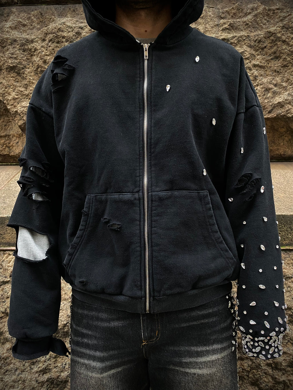 Rags to Riches Zip Up