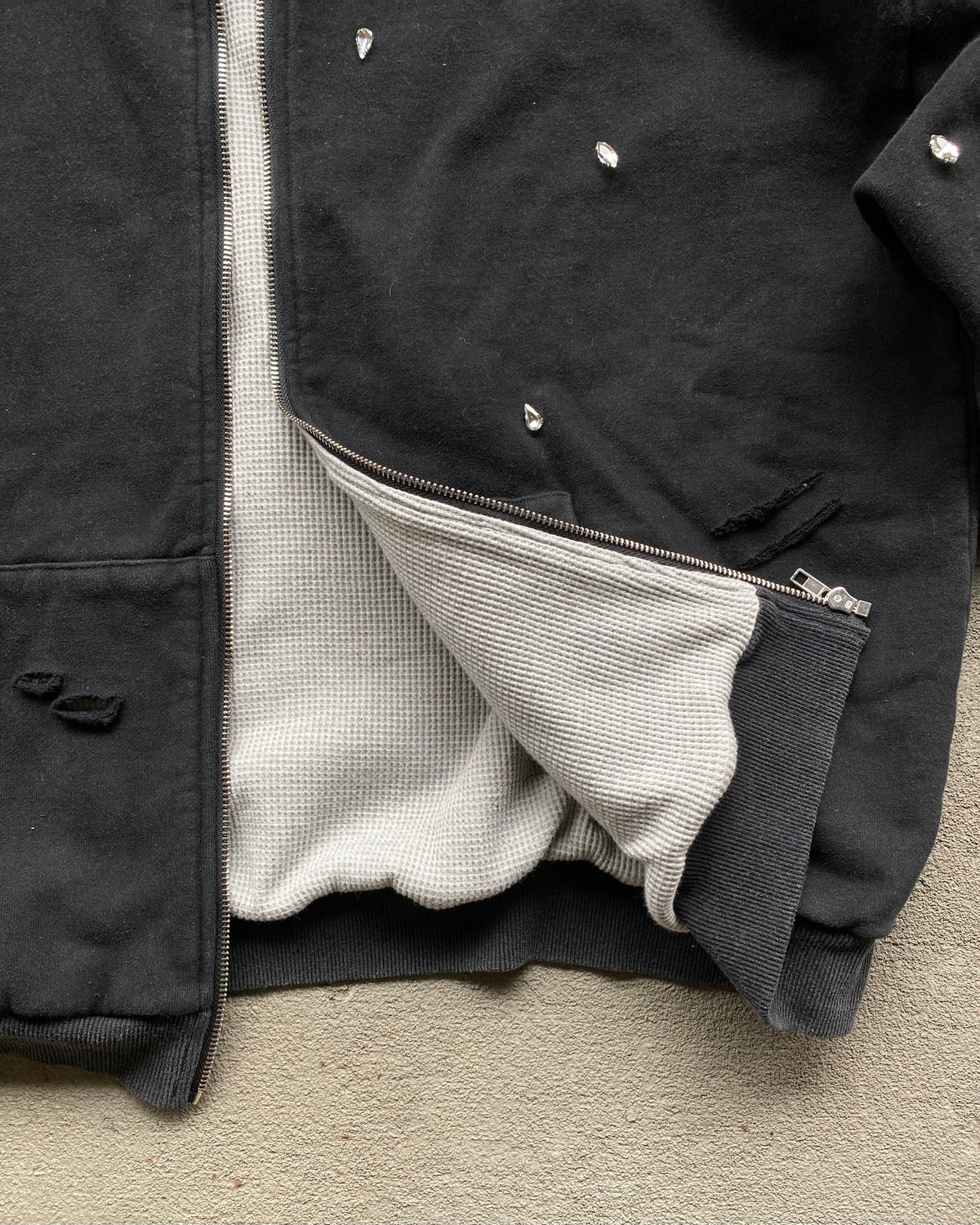 Rags to Riches Zip Up